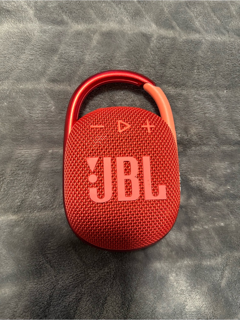 JBL Clip Bluetooth Speaker in Red with Pink Accent